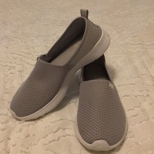 Adidas gray slip on